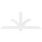 Ekena Millwork Redmond Architectural Grade PVC Gable Bracket, 72"W x 30"H x 4"D x 4"F, 10/12 Pitch GBP072X30X0404RED00 - alternate 5